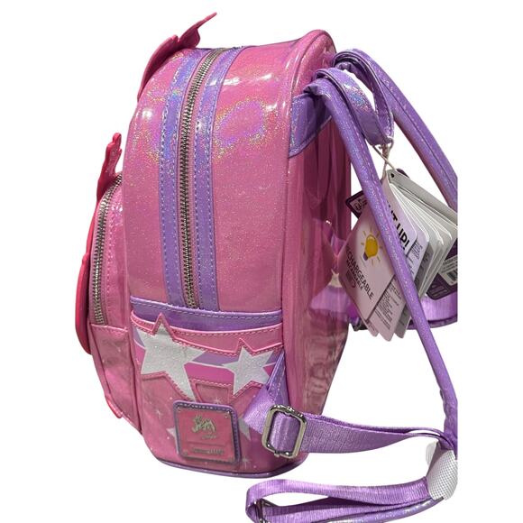 NWT Loungefly Jem & The Holograms Light Up Mini Backpack RARE Limited Edition main image 4